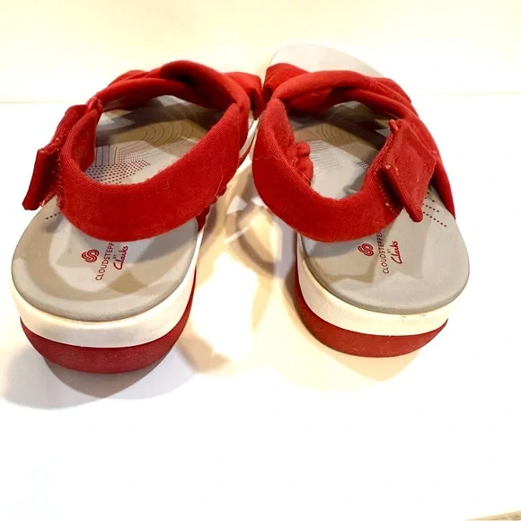 Cloudstepper by Clarks Women 7.5 Slingback Cushion Soft Sandals Vacation Beach - Picture 6 of 8